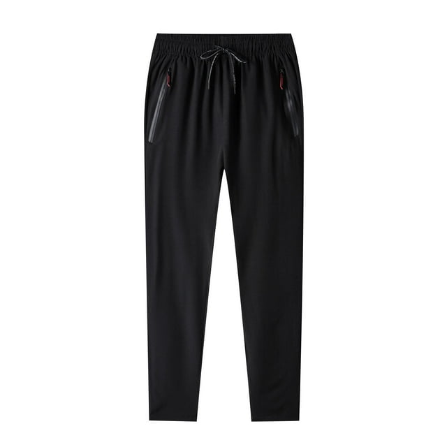 Maean Men Workout Pant Lightweight Causal Athletic Running Hiking Elastic Waist Drawstring Pants