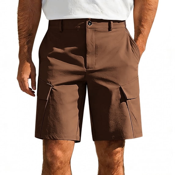 Maean Men Workout Shorts Running High Waist 5 Inch Shorts with Pockets Lightweight Breathable Trosuers