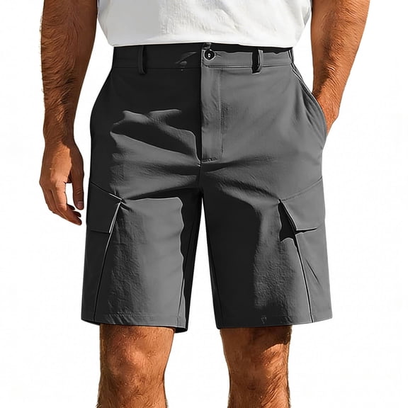 Maean Men Workout Shorts Running High Waist 5 Inch Shorts with Pockets Lightweight Breathable Trosuers