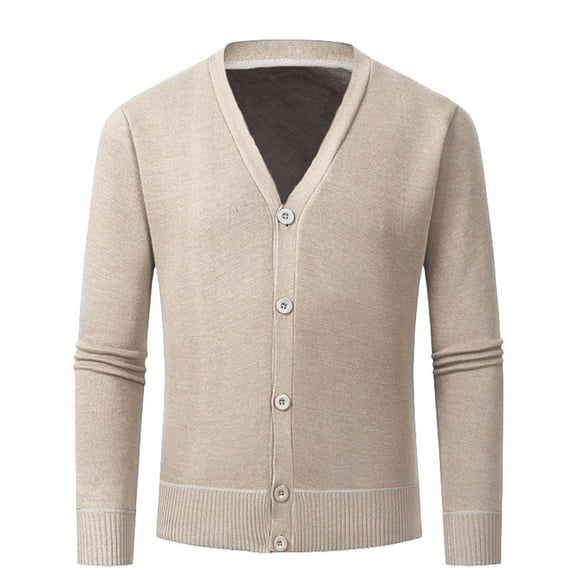 Maean Men's Cardigan Sweater Button down V Neck Long Sleeve Lightweight Knit Slim Casual Cardigans