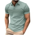 thumbnail image 1 of Maean Men's Golf Shirts Short Sleeve Collared T Shirt Casual Work Shirts Summer Fashion Printed Tee, 1 of 3