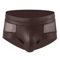 thumbnail image 1 of Maean Men's Mesh Boxer Briefs High Waist Stretchy Breathable Lightweight Underwear Trunks, 1 of 3