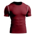 thumbnail image 1 of Maean Men's Short Sleeve Athletic Shirts Workout Running Muscle Tee Breathable Stretchy Crewneck Tshirts, 1 of 7