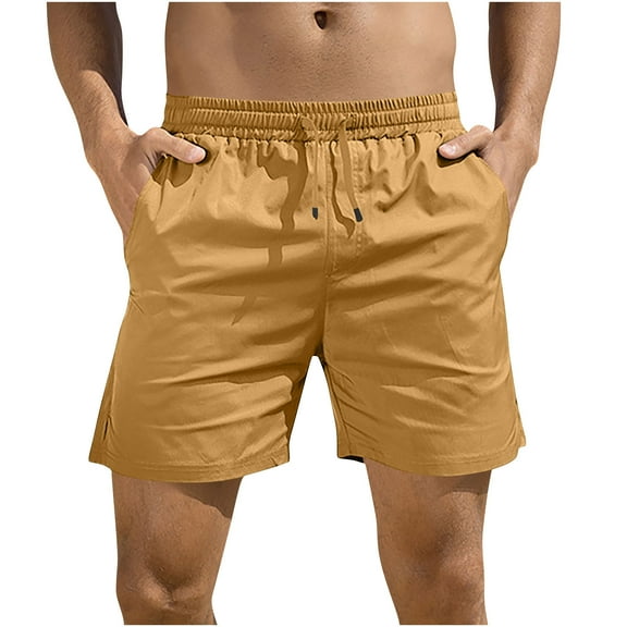 Maean Men's Swim Trunks Quick Dry 3 Inch Beach Shorts with Pockets Summer Swimwear Bathing Suit