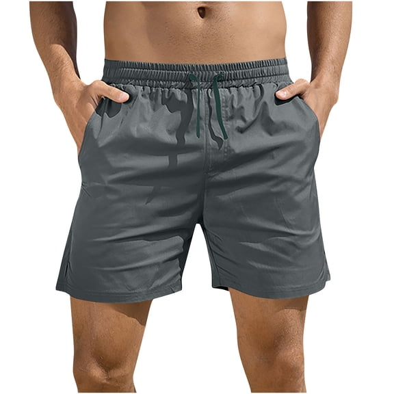 Maean Men's Swim Trunks Quick Dry 3 Inch Beach Shorts with Pockets Summer Swimwear Bathing Suit