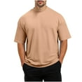 thumbnail image 1 of Maean Mens Basic Shirts Short Sleeve Causal Summer Tshirts for Men Loose Crew Neck Plain Tee Clothes, 1 of 7