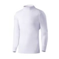 thumbnail image 1 of Maean Mens Big and Tall Thermal Tops Mock Neck Long Sleeve Pullover Basic Slim Stretchy Undershirts, 1 of 2