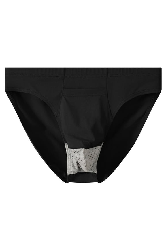 Mens Briefs Stretch Elastic Waistband Comfy Breathable Underwear Bikini Underpants for Men
