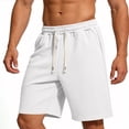 thumbnail image 1 of Maean Mens Casual Sweatshorts Drawstring Elastic Waist Trendy Textured Loose Summer Short Pants with Pockets, 1 of 6