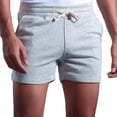 thumbnail image 1 of Maean Mens Cotton Athletic Shorts Elastic Waist Drawstring Joggers Sport Sweat Short with Pockets, 1 of 6