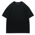 thumbnail image 1 of Maean Mens Cotton Shirts Big and Tall Short Sleeve Basic Loose Tshirts Summer Casual Tee S-5XL, 1 of 4