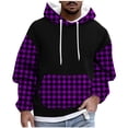 thumbnail image 1 of Maean Mens Hooded Sweatshirt Casual Long Sleeve Fleece Hoodies Drawstring Workout Pullover with Pockets, 1 of 5