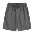 thumbnail image 1 of Maean Mens Jogger Sweat Shorts Elastic Waist Drawstring Wide Leg Shorts for Running Workout Training, 1 of 7