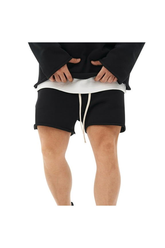 Mens Lounge Shorts High Waist Comfy Bottoms Pajamas Shorts for Running Workout Training M-3XL