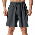 thumbnail image 1 of Maean Mens Quick Dry Shorts Lightweight Running Training Workout Athletic Shorts with Zipper Pockets, 1 of 7