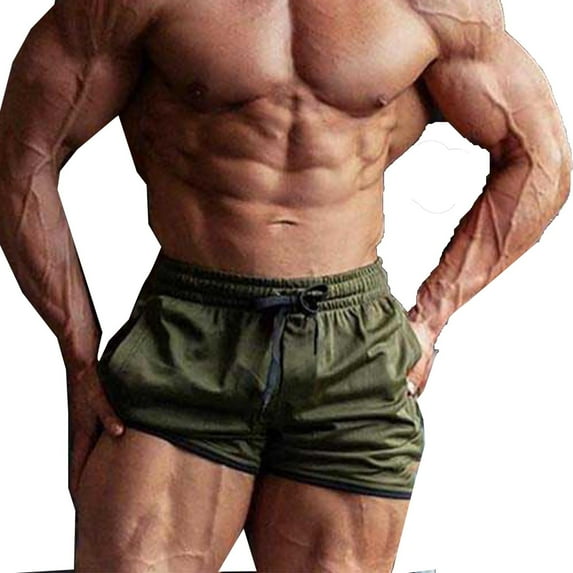 Maean Mens Running Gym Shorts Quick Dry Workout Lightweight Shorts 3 Inch Breathable Athletic Shorts