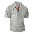 thumbnail image 1 of Maean Mens Short Sleeve Shirts Big and Tall T Shirts for Men Button up Tshirt Pullover Tops S-5XL, 1 of 6