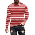 thumbnail image 1 of Maean Mens Striped Top Long Sleeve Crew Neck Pullover Shirts Basic Big and Tall Casual Tee S-4XL, 1 of 5