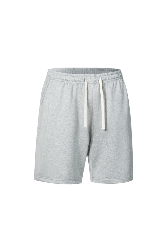 Mens Sweat Shorts Casual Elastic Waist Drawstring Workout Gym Short 7 Inch Running Shorts with Pocket