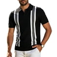 thumbnail image 1 of Maean Mens Sweater Short Sleeve Golf Tops Collared Ribbed Knit Fashion Dressy Shirts Work Casual Sweaters, 1 of 4