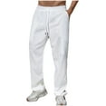 thumbnail image 1 of Maean Mens Sweatpant Causal Straight Leg Loose Jogger Sweat Pant Elastic Waist Drawstring with Pockets, 1 of 6