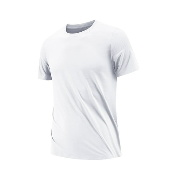 Maean Mens Workout Shirt Lightweight Short Sleeve Athletic Tee Summer Breathable Gym Running Tshirts