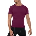 thumbnail image 1 of Maean Mens Workout Tee Short Sleeve Slim Gym Exercise Athletic Shirts Summer Causal Crew Neck Tops, 1 of 5