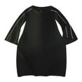 thumbnail image 1 of Maean Oversized Tshirts for Mens Short Sleeves Casual Loose Color Block Baggy Streetwear Tee Shirts, 1 of 5