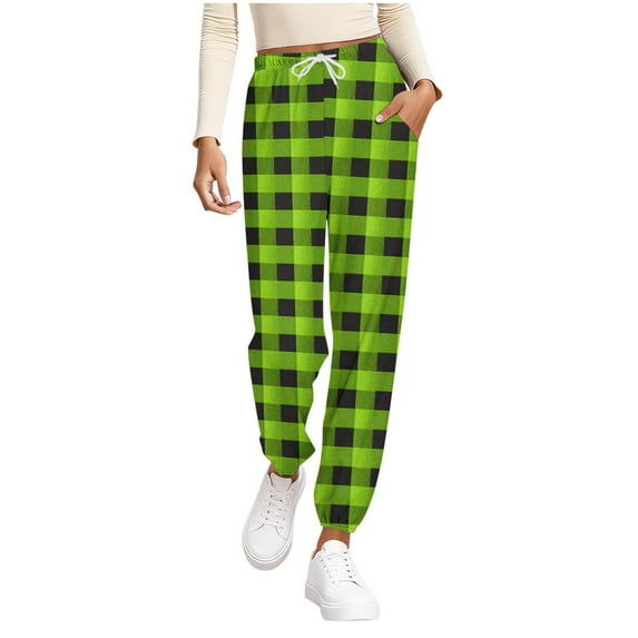 Maean Plus Size Pajamas Pants for Womens Comfy Bottoms Elastic Waist Loose Sleepwear Pjs Outfits