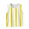 thumbnail image 1 of Maean Summer Tanks Top for Boys Girls Sleeveless Crew Neck Striped Loose Tank Shirts 3-15 Years, 1 of 6