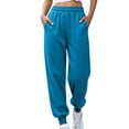thumbnail image 1 of Maean Sweatpants for Womens Jogger Sweat Pant Elastic Waist Running Lounge Pant Workout Athletic with Pockets, 1 of 7