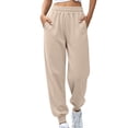 thumbnail image 1 of Maean Sweatpants for Womens Jogger Sweat Pant Elastic Waist Running Lounge Pant Workout Athletic with Pockets, 1 of 7