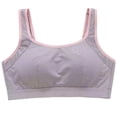 thumbnail image 1 of Maean Training Bras for Girls Seamless Cami Bralettes Sports Padded Bra Breathable Comfy Tanks 12-15 Years, 1 of 4