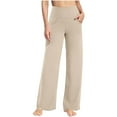 thumbnail image 1 of Maean Wide Leg Yoga Pants for Women Stretch Loose Comfy Straight Workout Sport Running Sweatpants with Pockets, 1 of 5