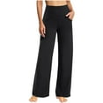 thumbnail image 1 of Maean Wide Leg Yoga Pants for Women Stretch Loose Comfy Straight Workout Sport Running Sweatpants with Pockets, 1 of 5