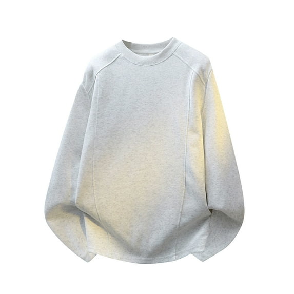 Maean Women Plus Size Oversized Sweatshirt Baggy Long Sleeve Solid Color Casual Crewneck Pullover Sweatshirts