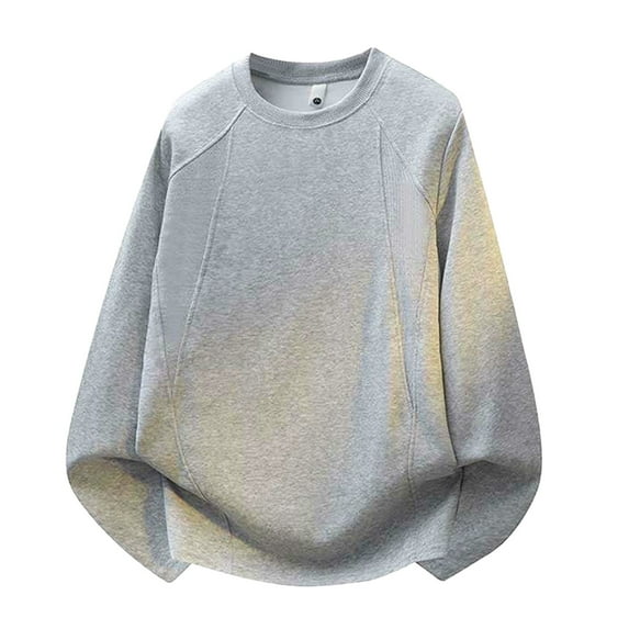 Maean Women Plus Size Oversized Sweatshirt Baggy Long Sleeve Solid Color Casual Crewneck Pullover Sweatshirts