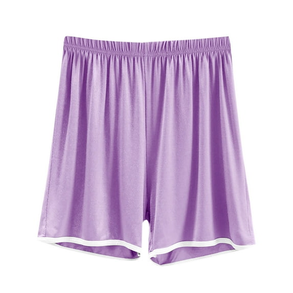 Maean Women's Casual Shorts Lounge Soft Summer Elastic High Waisted Shorts Sleepwear Pajamas Shorts