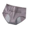 thumbnail image 1 of Maean Women's Menstrual Period Panties High Waist Full Coverage Underwear Leak Proof Color Patchwork Briefs, 1 of 5