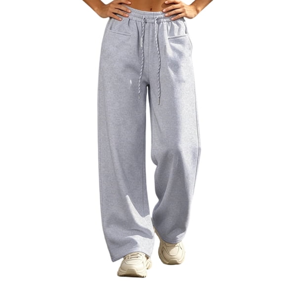 Maean Women's Straight Leg Sweatpants Drawstring Elastic Waist Casual Workout Running Pants with Pockets