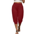 thumbnail image 1 of Maean Womens Capris Pants High Waist Lounge Joggers Workout Gym Yoga Casual Stretchy Capri Pant, 1 of 7