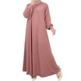 thumbnail image 1 of Maean Womens Knit Maxi Dress Flowy Loose Long Sleeve Ribbed Sweaters Dresses Fall Winter Fashion Outfits, 1 of 6