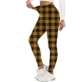 thumbnail image 1 of Maean Womens Legging Plaid Fashion Slim Leg High Waist Stretchy Workout Running Yoga Tight Pants, 1 of 7