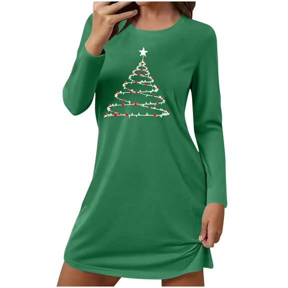 Maean Womens Nightshirts Sleepwear Loose Long Nightdress Soft Comfy Lungewear Sleepwear Nightgowns