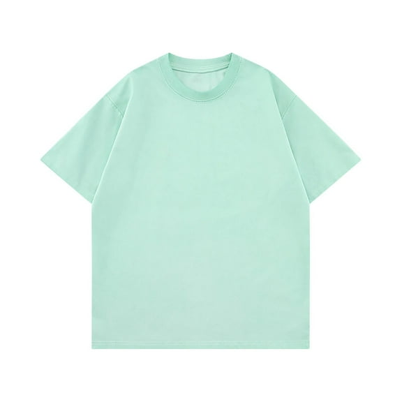 Maean Womens Oversized Tshirts Baggy Short Sleeve Solid Color Crew Neck Shirt Ladies Summer Tee