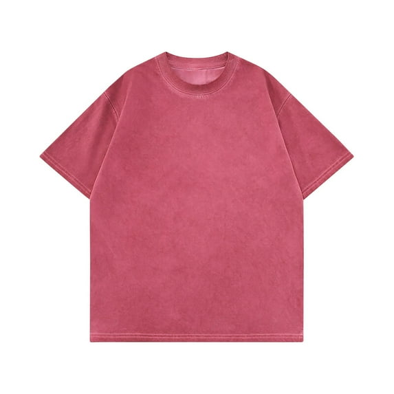 Maean Womens Oversized Tshirts Baggy Short Sleeve Solid Color Crew Neck Shirt Ladies Summer Tee