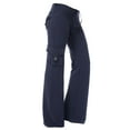 thumbnail image 1 of Maean Womens Plus Size Cargo Pants High Waist Wide Leg Loose Causal Sweatpants Joggers with Pockets, 1 of 2