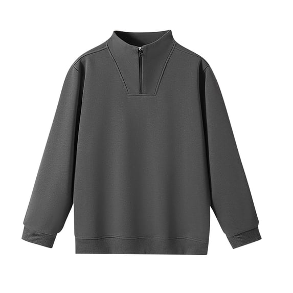 Maean Womens Plus Size Quarter Zipper Sweatshirt Workout Gym Long Sleeve Pullover Casual Shirts Tops