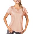 thumbnail image 1 of Maean Womens Running Shirts Lightweight Short Sleeve Loose Athletic Tee Breathable Workout Yoga Tshirts, 1 of 4