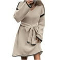thumbnail image 1 of Maean Womens Sweater Dress Fall Oversized Long Sleeve Pullover Thick Sweaters Trendy Casual Knit Dresses, 1 of 6